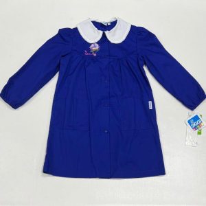 Grembiule scuola elementare blu bambina Siggi Made in Italy Love 3908