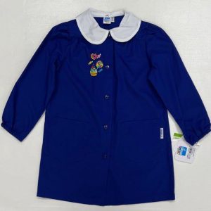 Grembiule scuola elementare blu bambina Siggi Made in Italy Sweet 3907