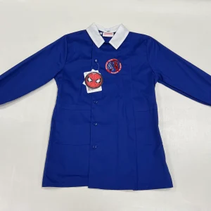 Grembiule scuola elementare blu bambino Marvel Spiderman Made in Italy G501