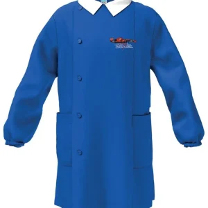 Grembiule scuola elementare blu bambino Siggi Made in Italy collezione green Speed Zone 4106