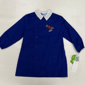 Grembiule scuola elementare blu bambino Siggi Made in Italy ricamo Speed 3927