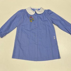 Grembiule scuola elementare celeste bambina Siggi Made in Italy ricamo Sweet 3907
