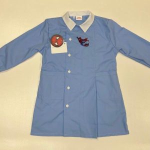 Grembiule scuola elementare celeste bambino Marvel Spiderman Made in Italy G503