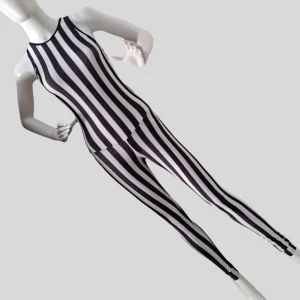 tuta martina righe bianche nere