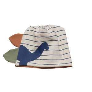 Berretta dinosauro blu con punte