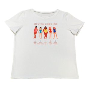 T-shirt stampa Forme del Mondo