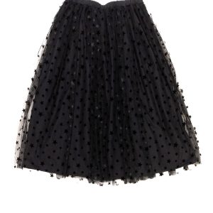 Gonna di tulle nero con stelline