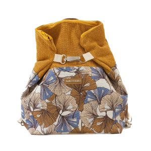 Zaino ginko carta da zucchero e ocra