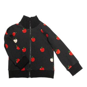 Felpa invernale mele con zip