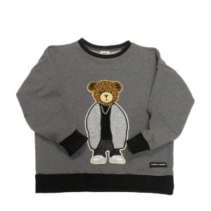 Felpa invernale con orsetto