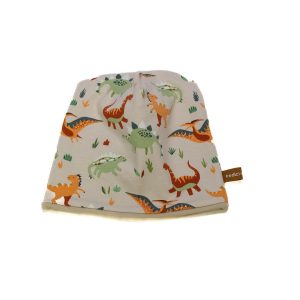 Berretta dinosauri verdi arancioni