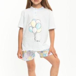 Pigiama Gary bambina mezza manica pantaloncino P25043