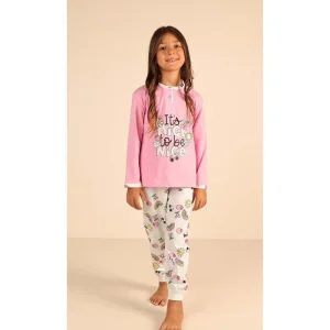 Pigiama Gary bambina/ragazza manica lunga 2 bottoni Z30010
