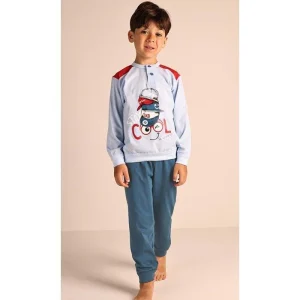 Pigiama Gary bambino manica lunga 2 bottoni 2132