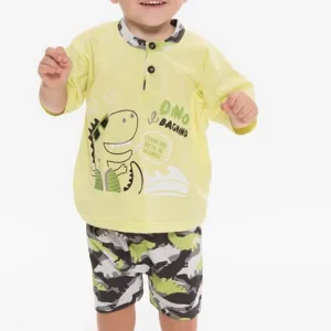 Pigiama Gary neonato manica corta puro cotone jersey R15031