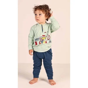 Pigiama Gary neonato manica lunga puro cotone jersey 1101