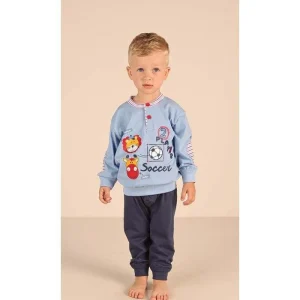 Pigiama Gary neonato manica lunga puro cotone jersey Z10012