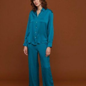 Pigiama aperto donna in raso Noidinotte FA8395