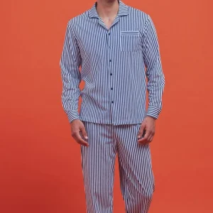 Pigiama aperto uomo puro cotone Noidinotte Rigato FC2449AB