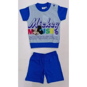 Pigiama bambino cotone Disney Mickey corto MIC 1433
