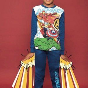 Pigiama caldo cotone Avengers Marvel interlock bambino baby MV40G7401