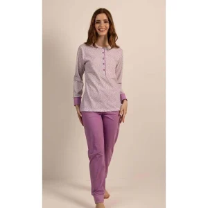 Pigiama conformato donna Jersey serafino Gary puro cotone 5265CONF