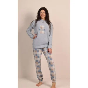 Pigiama flanellato punto milano ragazza Gary 4050