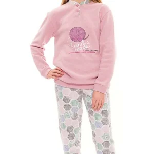 Pigiama flanellato punto milano ragazza Gary S40040