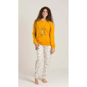 Pigiama flanellato punto milano ragazza Gary V40042