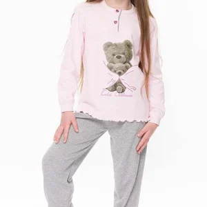 Pigiama invernale bambina interlock Gary S20003