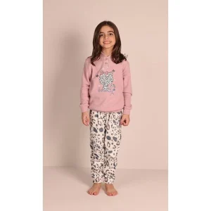 Pigiama invernale bambina punto milano Gary 2071