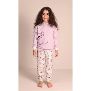 Pigiama invernale bambina punto milano Gary 2076