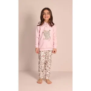 Pigiama invernale bambina punto milano Gary 3071