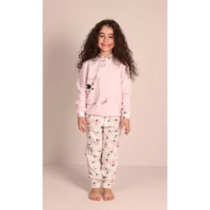 Pigiama invernale bambina punto milano Gary 3076