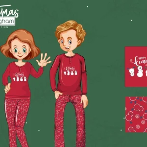 Pigiama uomo Natale Nottingham caldo cotone interlock PG41050M