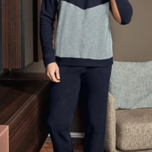 Pigiama uomo Nottingham pile collo alto PG44801