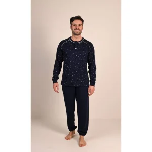 Pigiama uomo serafino Gary calibrato invernale interlock 6020CONF