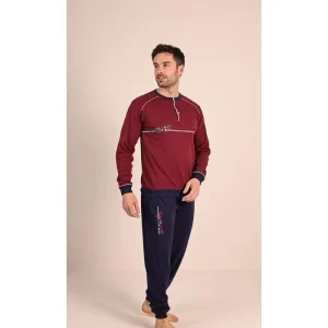 Pigiama uomo serafino Gary calibrato invernale interlock 6051CONF