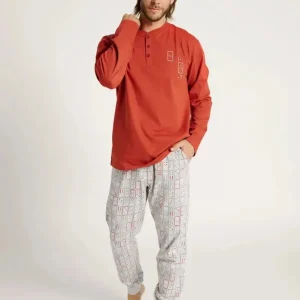 Pigiama uomo serafino cotone Muydemi 13011012