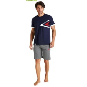 Pigiama/Completo ragazzo mezza manica pantaloncino Umbro cotone UBW65035B