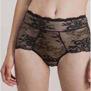 Slip vita alta donna modello braguita Gisela in pizzo 0445