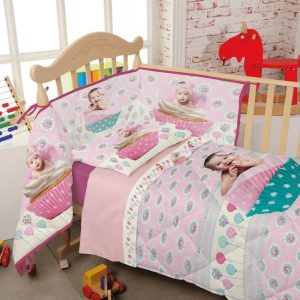 Trapunta Culla Neonato + paracolpi Biancaluna Nursery Muffin