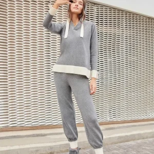 Tuta donna in tricot bicolore Gisela 20313