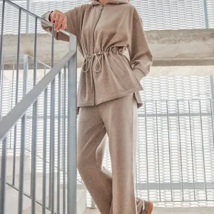 Tuta donna in viscosa felpata Gisela 70013/70011