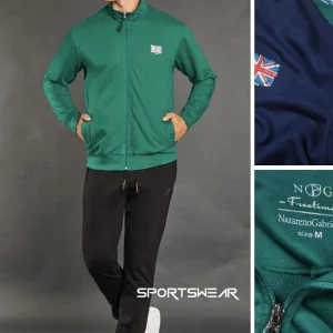 Tuta uomo zip garzata Nazareno Gabrielli SU3050