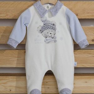 Tutina Neonato ciniglia Gary S7006