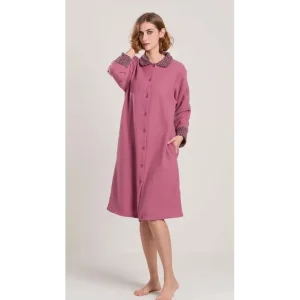 Vestaglia aperta donna invernale punto Milano Gary flanellata V50167