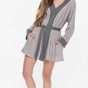 Vestaglia donna invernale interlock Gary Q50064