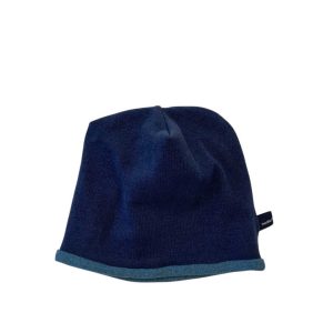 Berretta invernale bicolor blu turchese