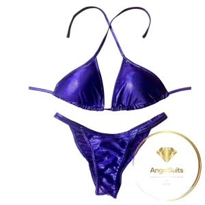 Bikini Fit Model NPC - IFBB proleague, viola mist, triangolo III-M , slip fit model XS